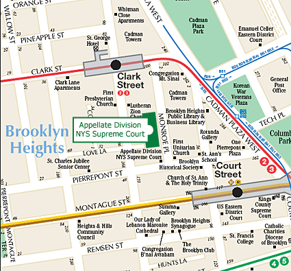 Courthouse Area Map