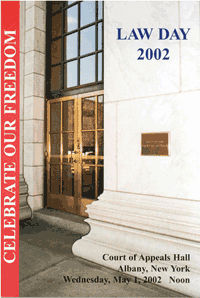 Law Day 2002 Program Cover