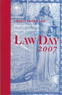 Law Day 2007 Program Cover