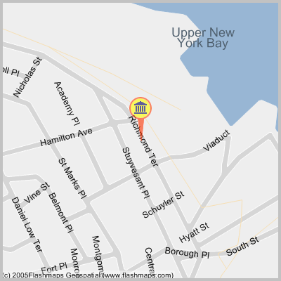 Map to Richmond County Family Court