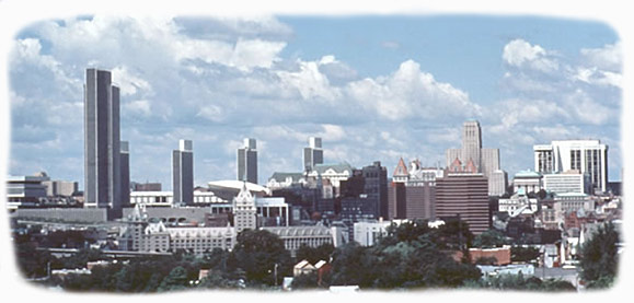 Albany modern skyline