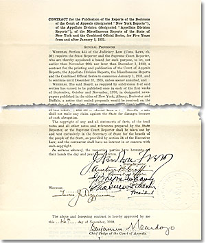 1930 Publishing Contract