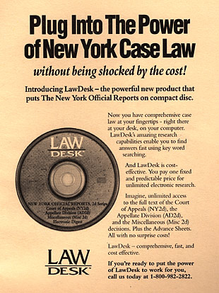 LawDesk advertisement