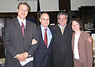 Justin Barry, Judge Miller, Judge Gubbay and Counsel 